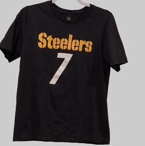 NFL Steelers Black and Gold T-Shirt Roethlisberger